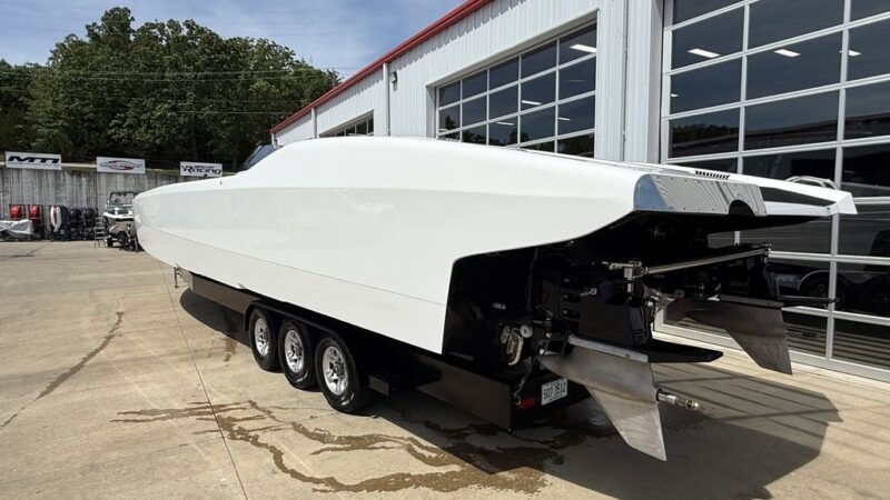 2013 MTI 42 R/P Rear View | Preowned Boats For Sale